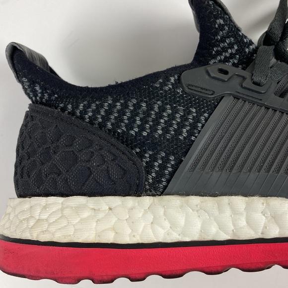 Adidas Pure Boost Black & Pink Running Shoe - Picture 8 of 15